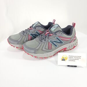 New Balance 410 V5 Athletic Lace Up Running Shoe Womens Size 6 WT410CS5 Gray